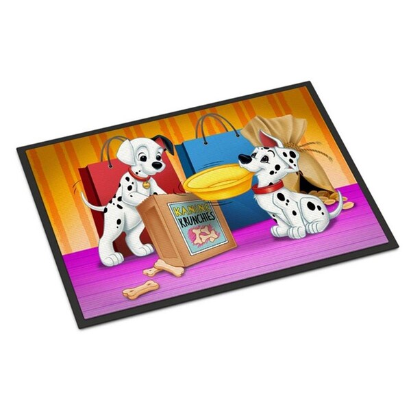 Carolines Treasures Dalmatians Snack Time Indoor or Outdoor Mat, 24 x 36 in. APH9063JMAT - main
